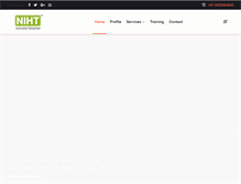Tablet Screenshot of niht-india.com